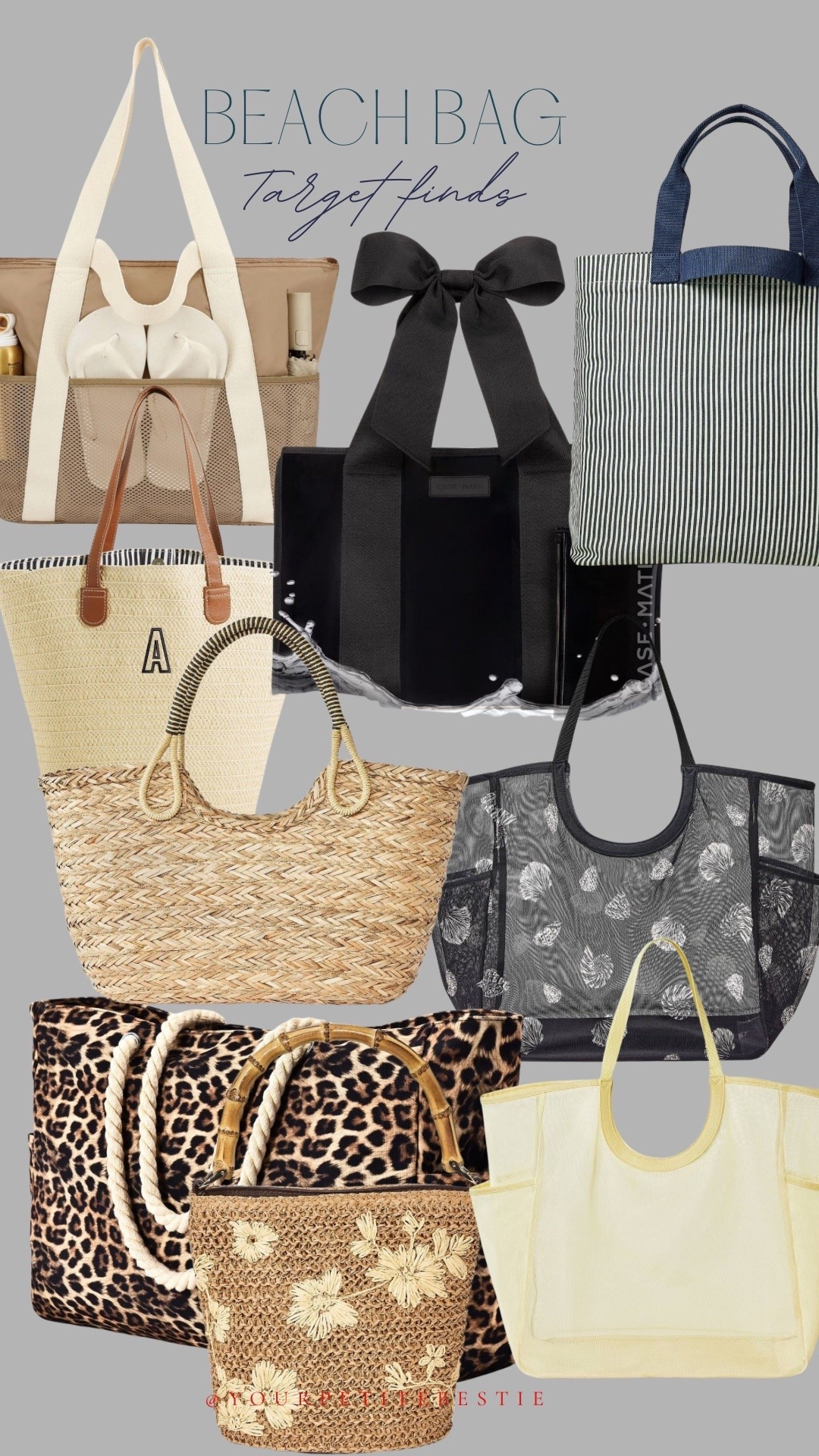 Beach bags that are affordable and super cute!!