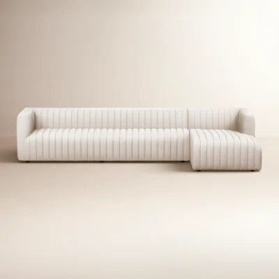 Augustine 126" Wide Modular Sofa & Chaise | Perigold