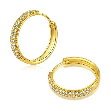 Gold Huggies Earrings for Women Small Gold Hoop Earrings | Walmart (US)