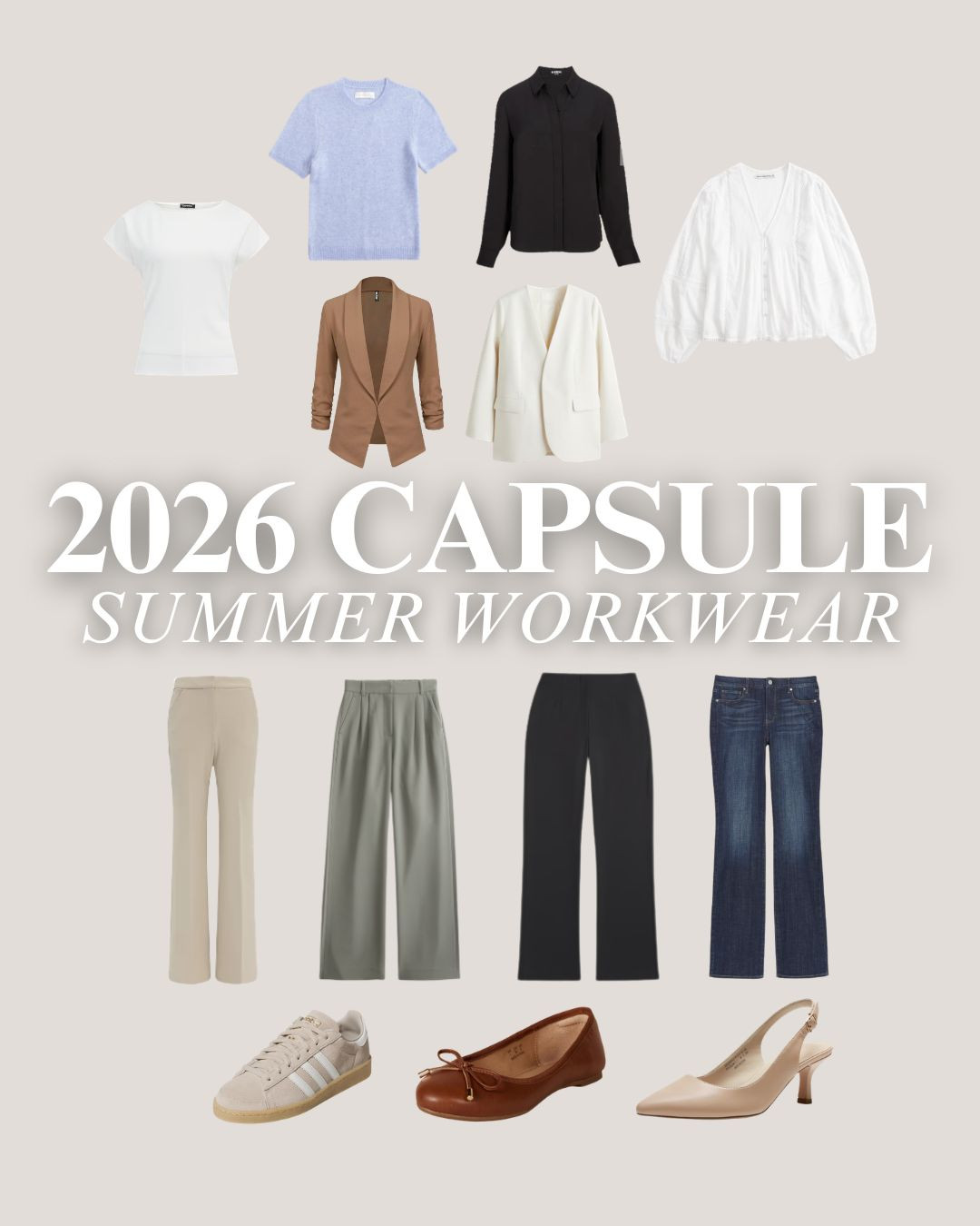 Spring/summer workwear capsule for the office!