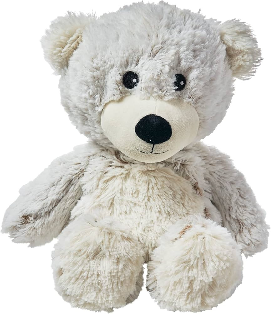 Marshmallow Bear Warmies - Cozy Plush Heatable Lavender Scented Stuffed Animal | Amazon (US)