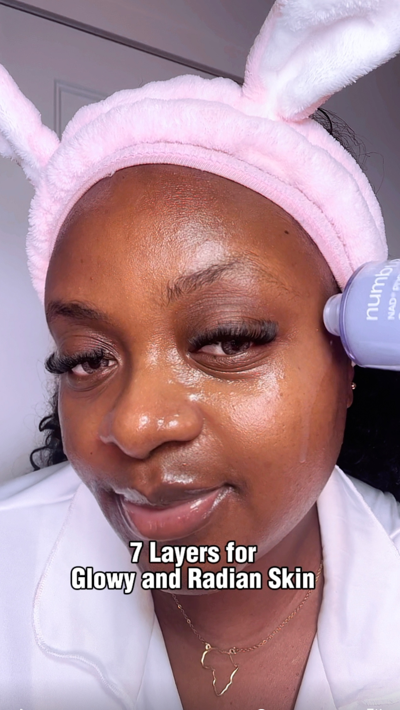 7 layers of glow ✨ loving my result after using @numbuzin_global No.9 Glow Toner with NDA+ and PDRN for hydrated glowy and radiant skin. 💜 

#LTKgrwm #LTKBeauty #LTKselfcare