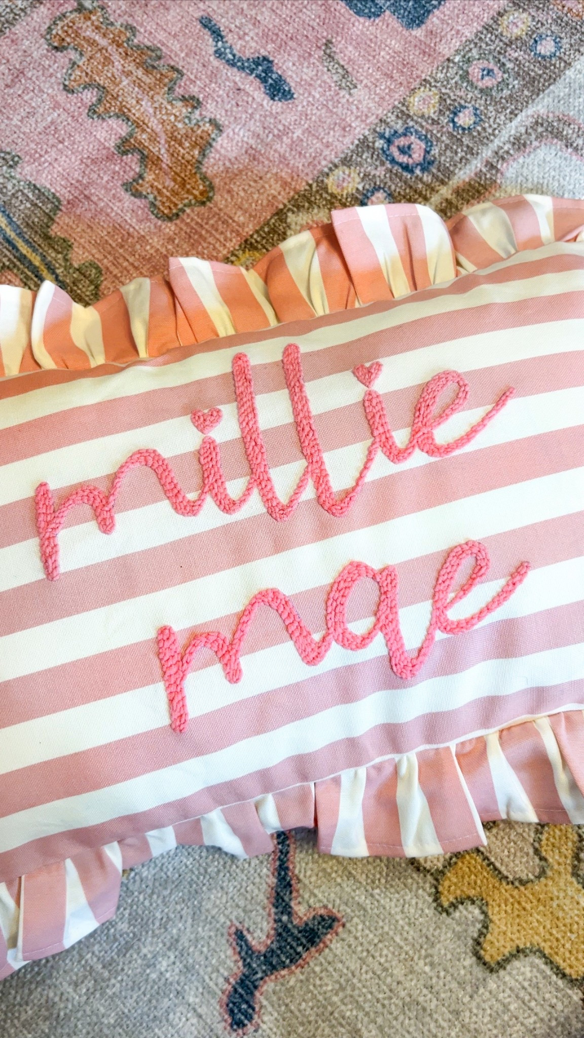 Name pillow customized personalized baby gift nursery baby girl new mom pregnant 

#LTKBump #LTKBaby #LTKHome