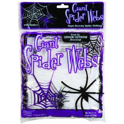 Forum Novelties White 2Oz Giant Spider Webs Decoration | Target