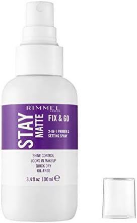 Rimmel, Stay Matte Primer and Stay Matte Setting Spray 3.4 Fl Oz (Pack of 1) | Amazon (US)
