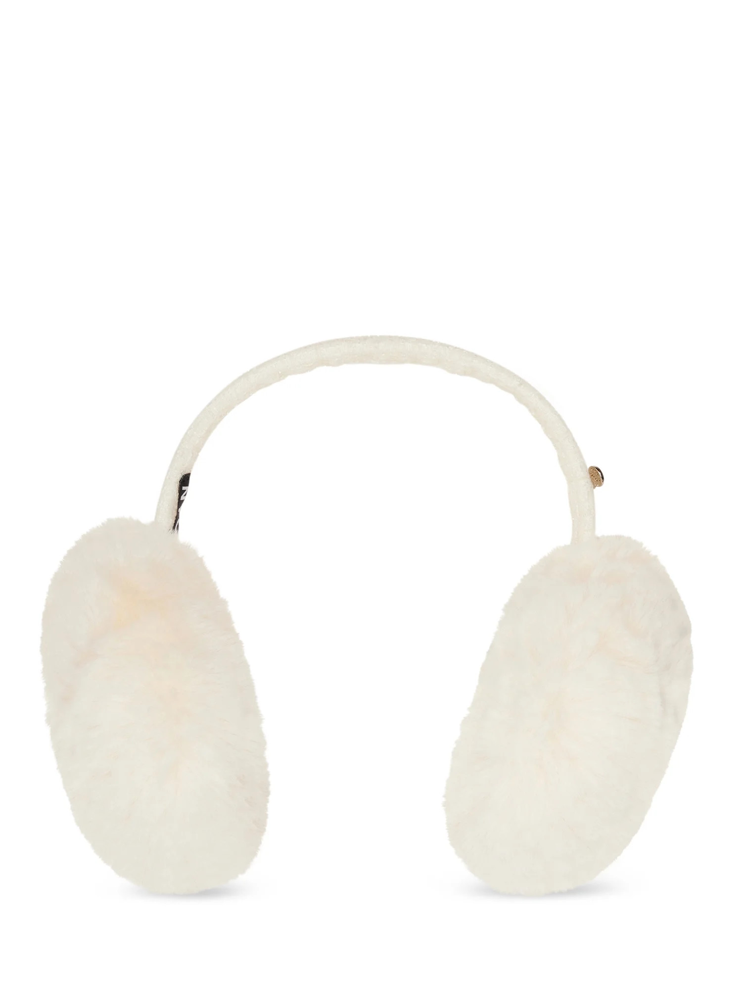 Madden NYC Women's Boucle Trim Earmuff Ivory | Walmart (US)