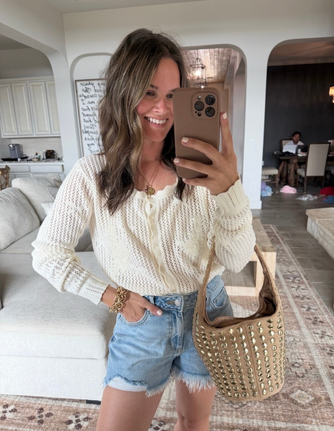 You guys have been loving these shorts and I get why 🙌🏼 such a good fit and so easy to style for summer. I’ve been wearing them nonstop and they’re definitely my go-to jean short

#LTKgrwm #LTKdayinmylife #LTKootd