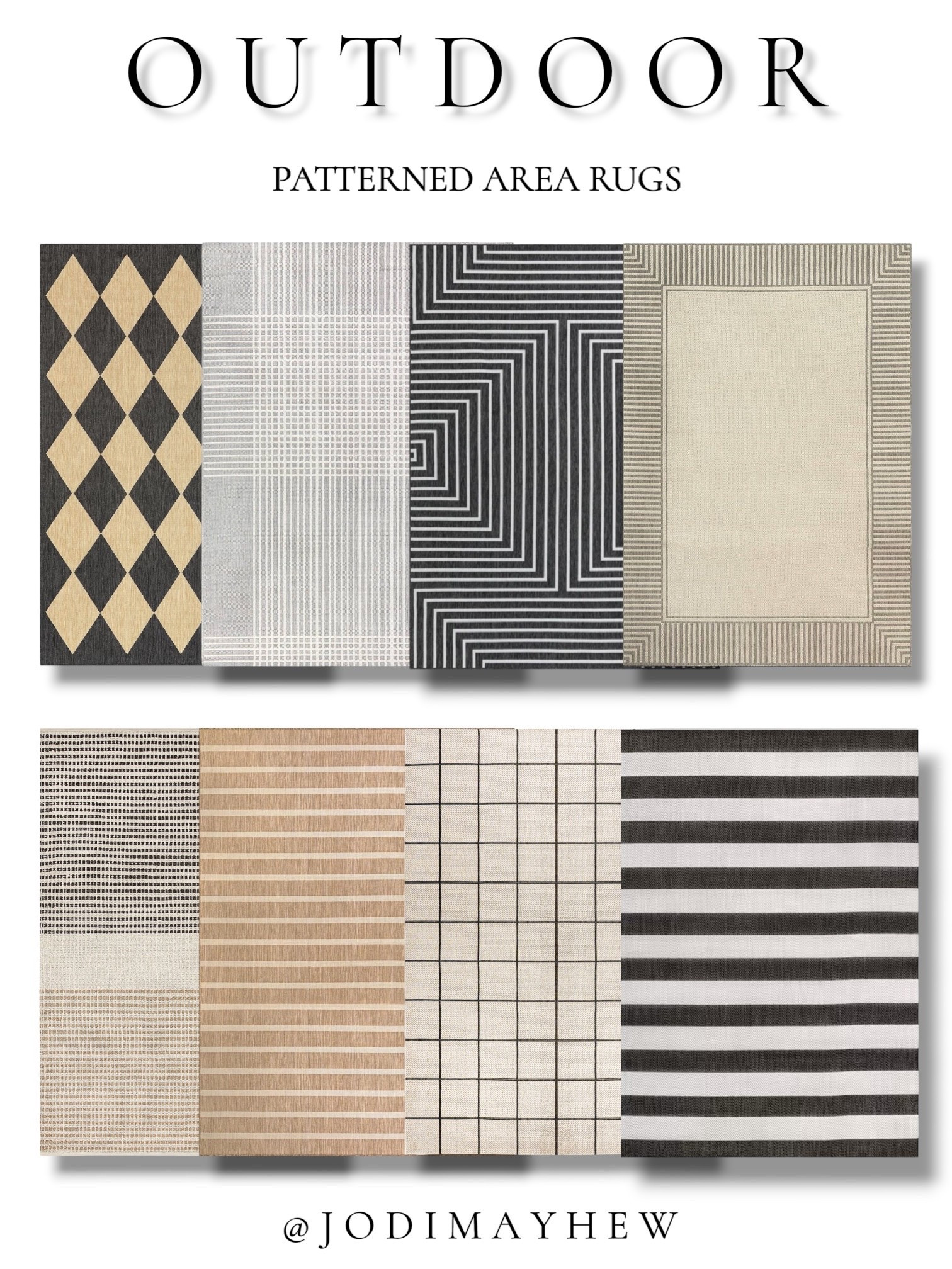Outdoor Patterned Area Rugs

#outdoor #patterned #area #rugs #decor #porch #patio #deck #refresh #spring #neutral #stripe #diamond #check #geometric #front #door #grey #brown #tan #black #white #ivory #cream #beige #home





#LTKHome