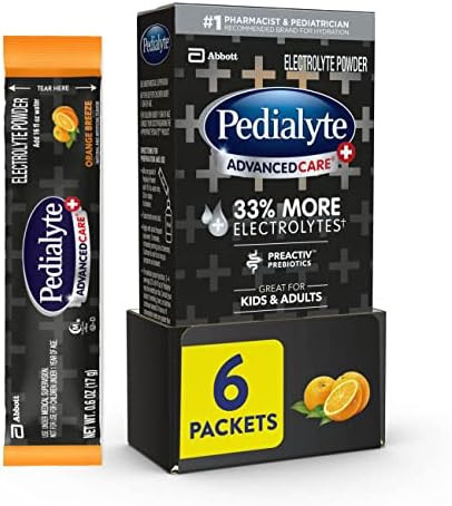 Pedialyte AdvancedCare Plus Electrolyte Powder, with 33% More Electrolytes and PreActiv Prebiotic... | Amazon (US)