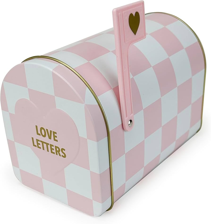 Designstyles Dabney Lee Mailbox for Gifts - Mini Mailbox Tin for Party Favors, Classroom Prize Su... | Amazon (US)
