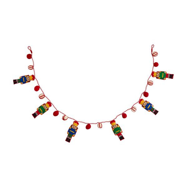 Felted Nutcracker Garland | Mud Pie