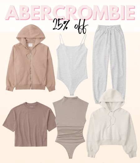 Abercrombie 25% off sale
Sweatshirts, sweatpants, bodysuits, crop tees 

#LTKSale #LTKstyletip #LTKsalealert