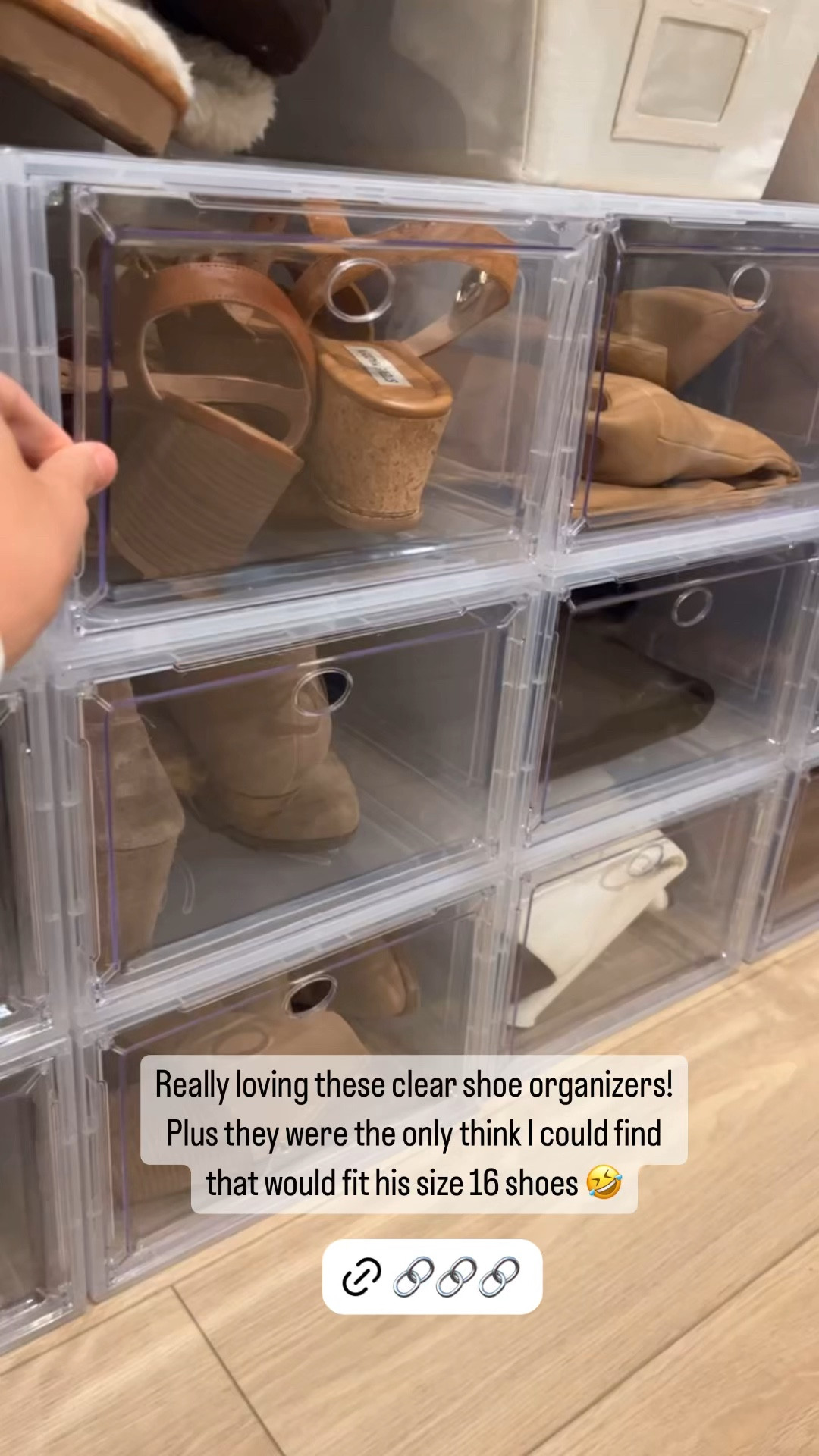 Amazon acrylic stackable shoe organizer l! 

#LTKSaleAlert #LTKFamily #LTKHome