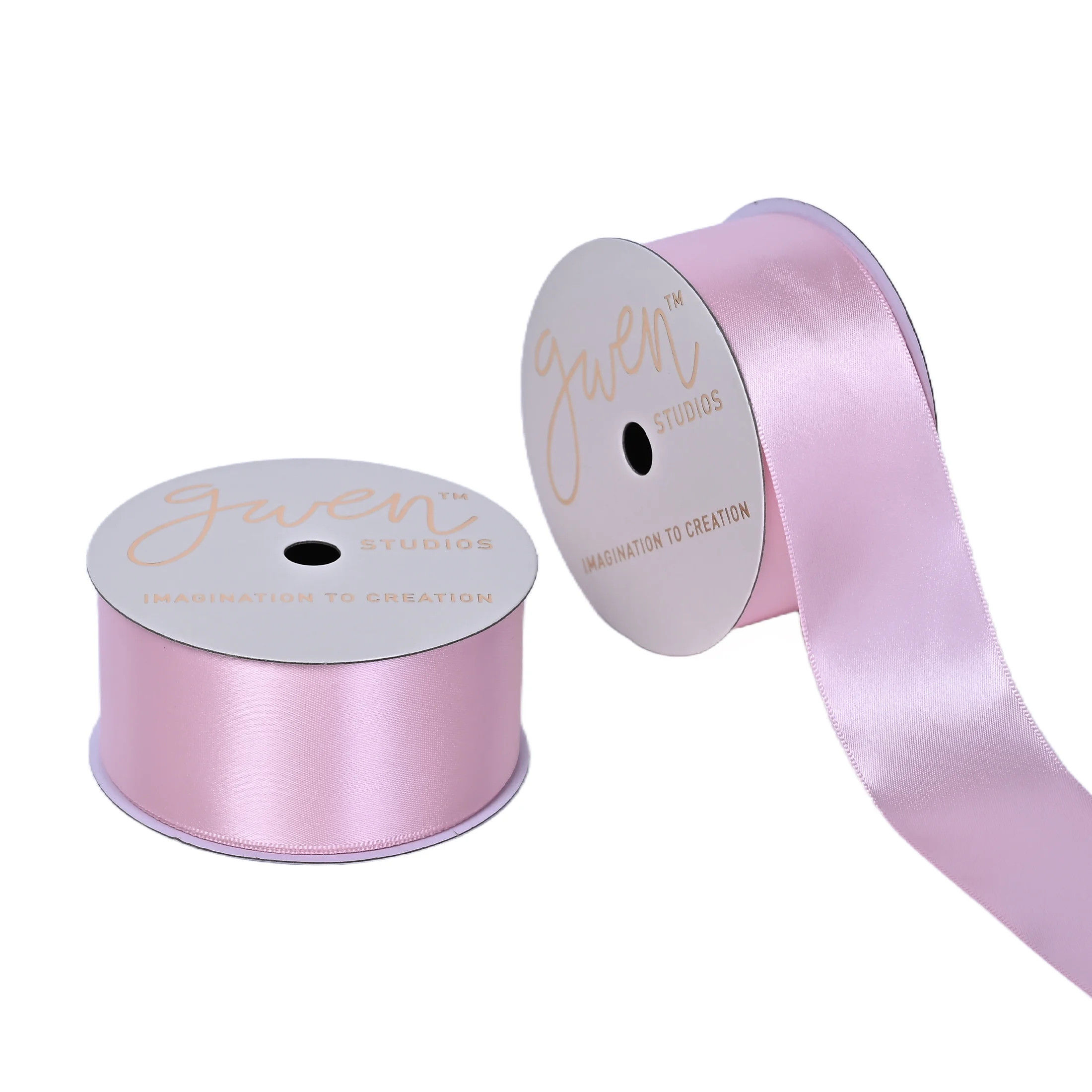 Gwen Studios Light Pink Satin Ribbon, 1.5 Inch by 4 Yards | Walmart (US)