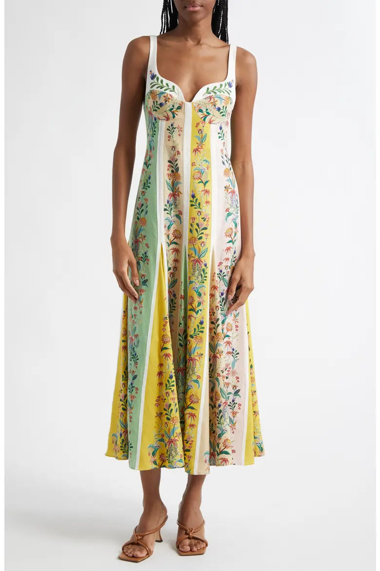 FARM Rio Delicate Floral Stripe Sundress (Women) | Nordstromrack | Nordstrom Rack