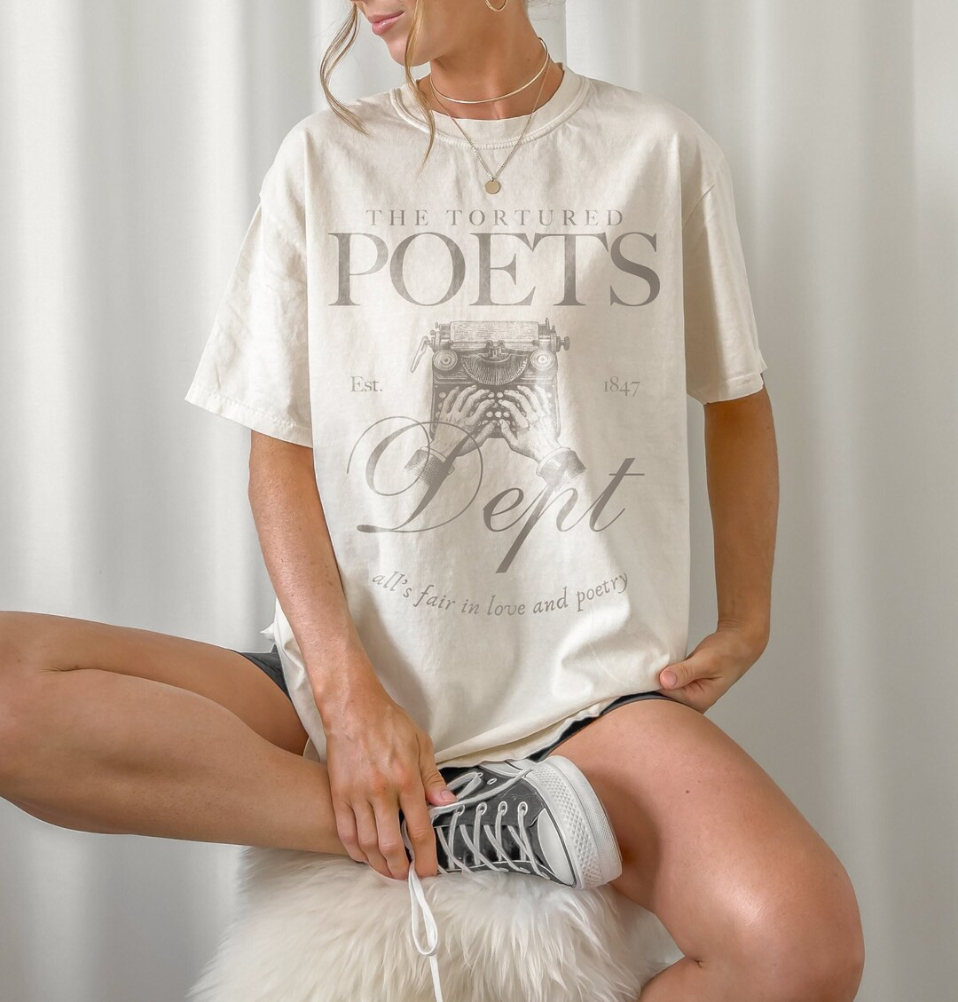 All's Fair Poetry Dept Graphic Shirt Lyrics, Vintage, Unisex Tee, Light Academia - Etsy | Etsy (US)