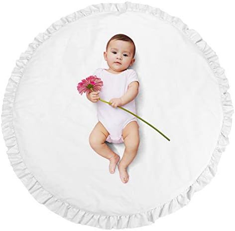 Abreeze Baby Cotton Play Mat Soft Crawling Mat White Detachable Washable Game Blanket Floor Playm... | Amazon (US)