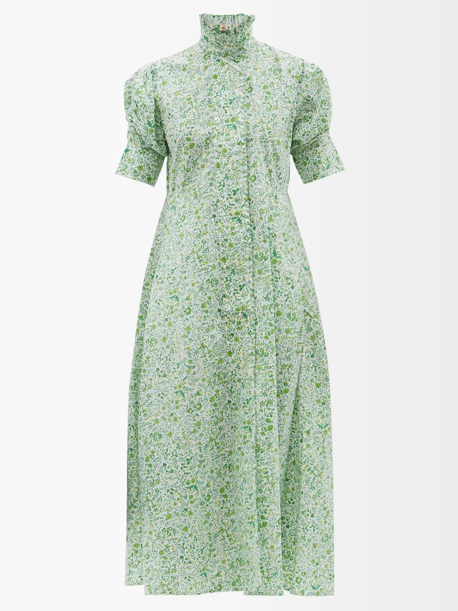 Venetia floral cotton-poplin shirt dress | Thierry Colson | Matches (US)