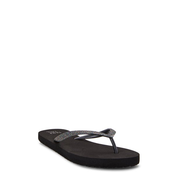 Time and Tru Women's Glitter Flip Flops | Walmart (US)