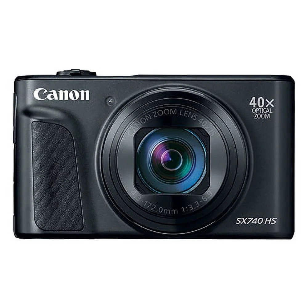 Canon PowerShot SX740 HS 20.3MP 4K Digital Camera 40x Optical Zoom Wi-Fi Black | Walmart (US)