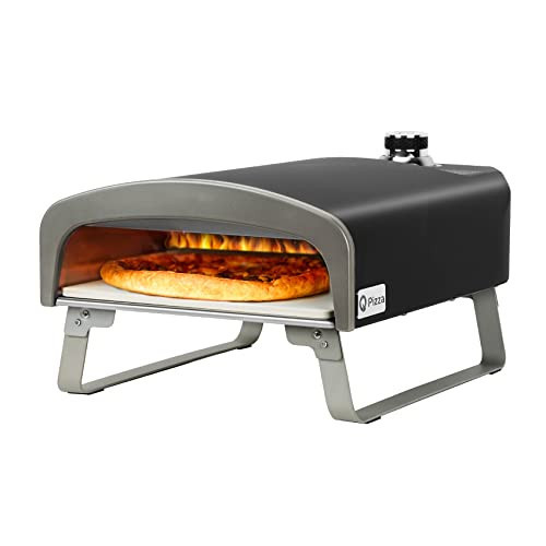 Q Pizza Outdoor Pizza Oven, Portable Gas Pizza Oven with 13x13in Pizza Stone for Outside Cooking, Backyard Pizza Maker, Pizza Accessory Ideal for Outdoor Kitchen and Party, Great Gift PS100 | Amazon (US)
