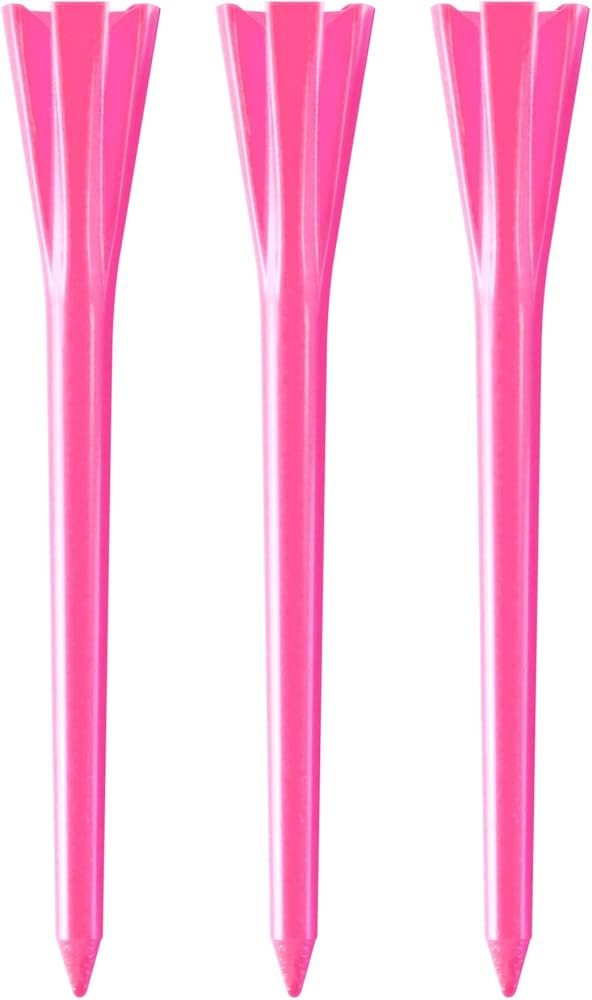 IZZO Golf Plastic Golf Tees, 1.5 Inch, Neon Pink | Amazon (US)
