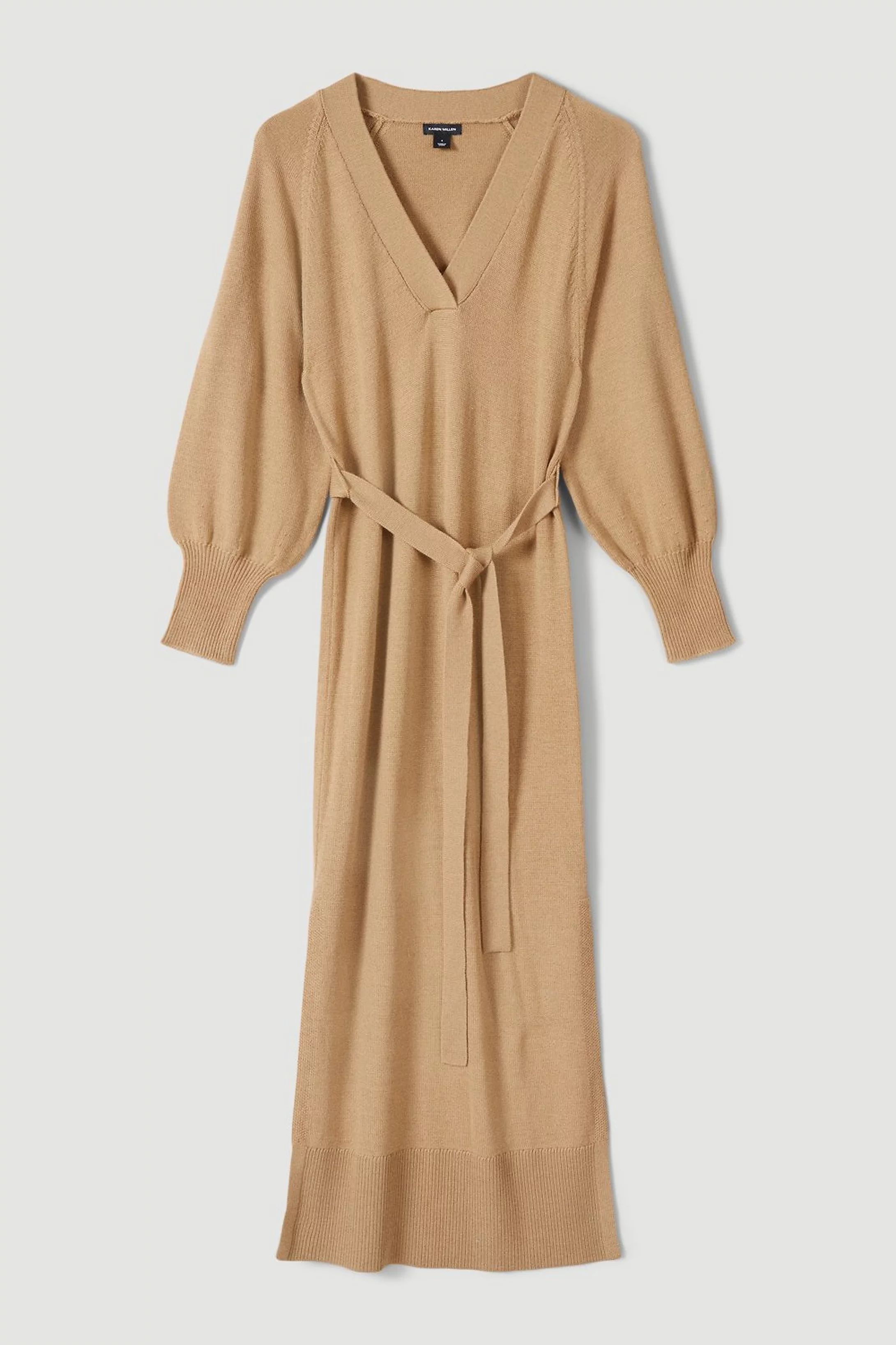 Merino Wool Midi Dress | Karen Millen US