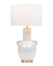 32in Pearlescent Ceramic Table Lamp | TJ Maxx