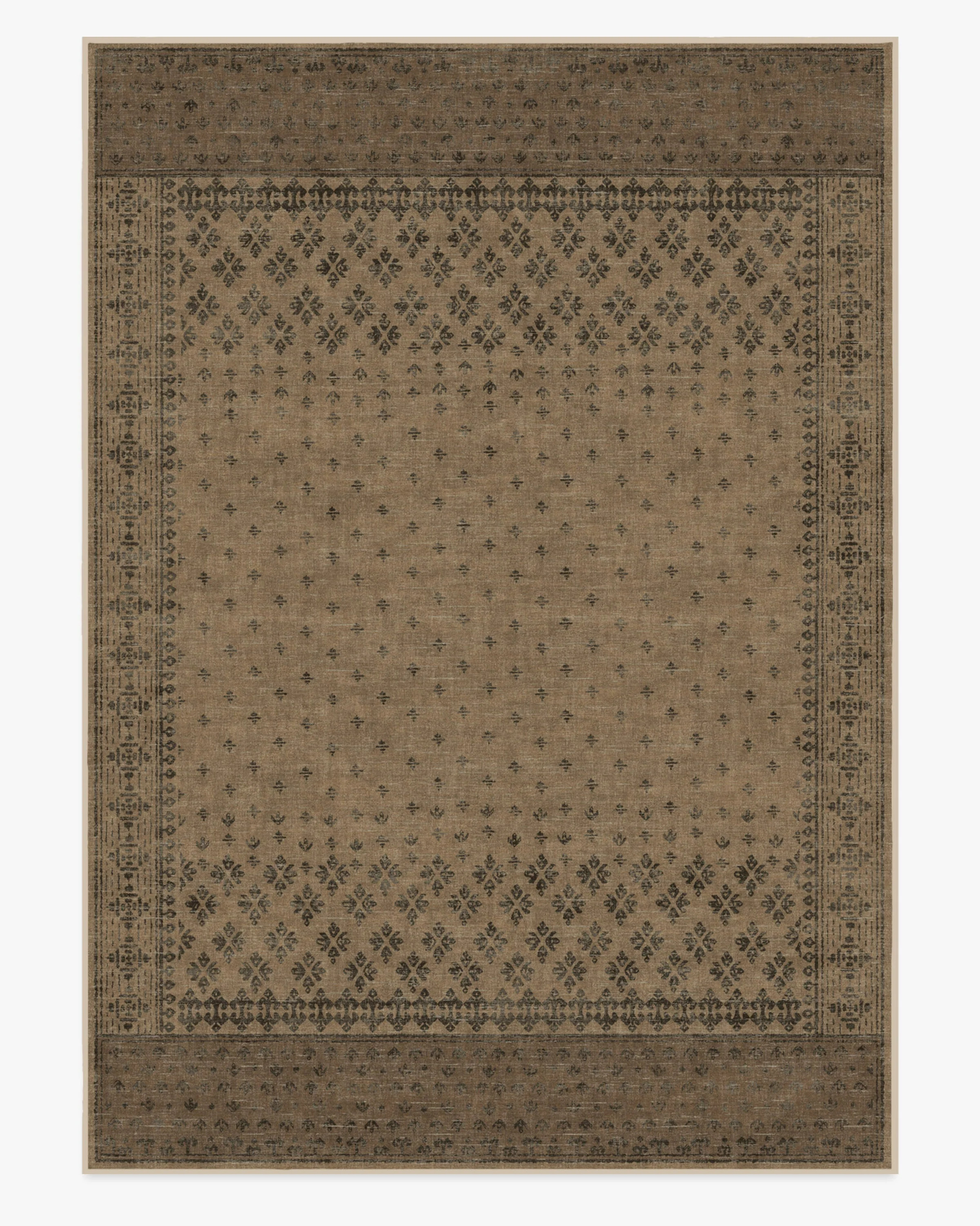 Fernanda Black & Tan Tufted Rug | Ruggable | Ruggable