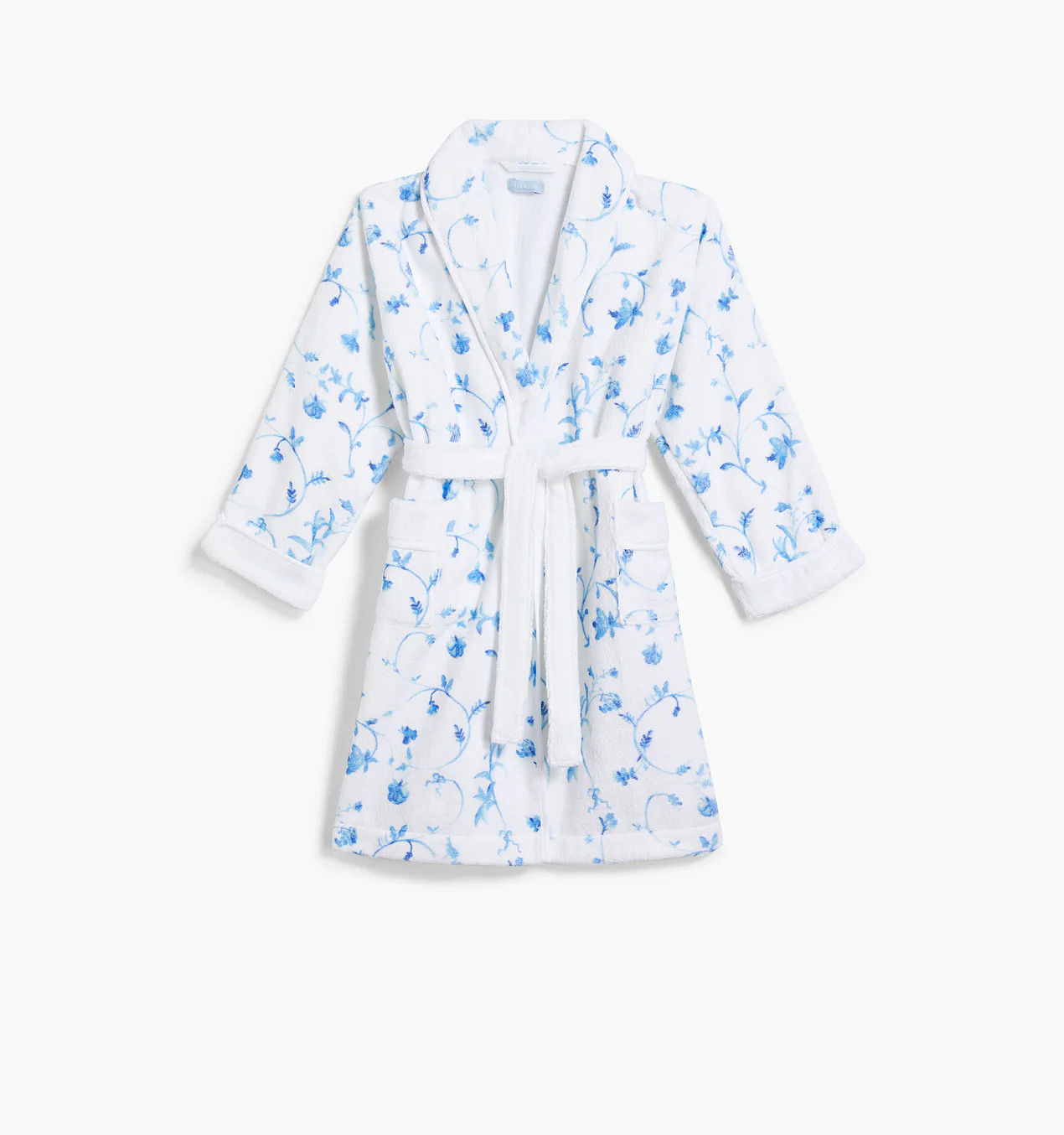 The Tiny Hotel Robe - Blue Botanical | Hill House Home US