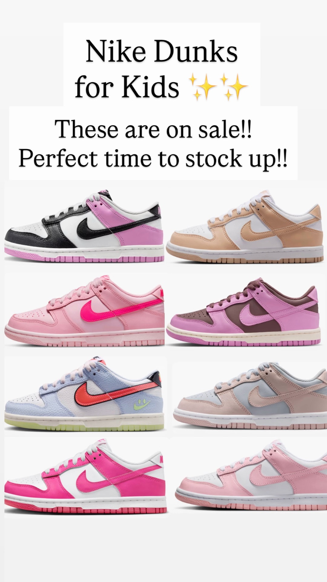 Nuke dunk sneakers are on sale for kids

#LTKKids #LTKSaleAlert