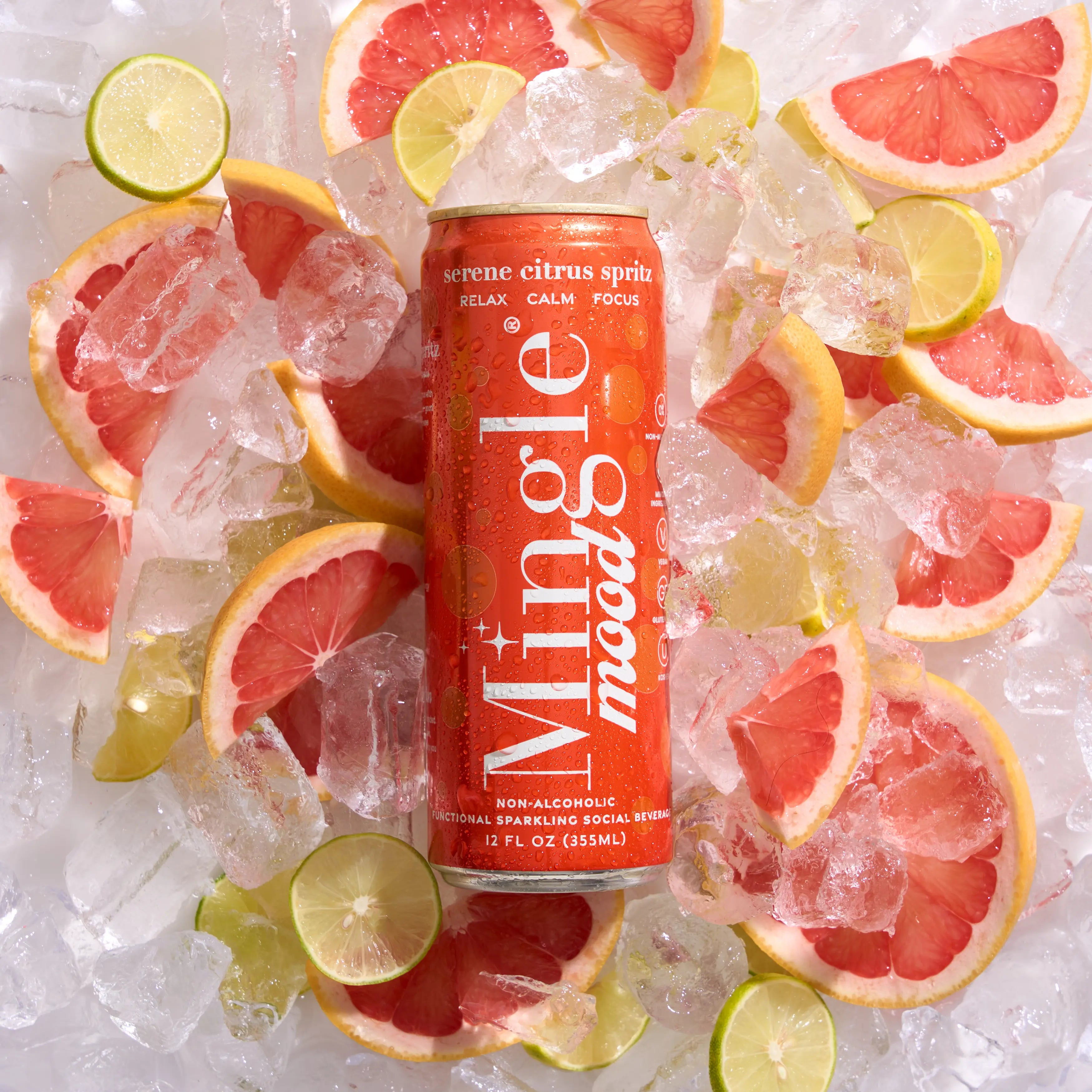 Serene Citrus Spritz Functional Beverage | Mingle Mocktails
