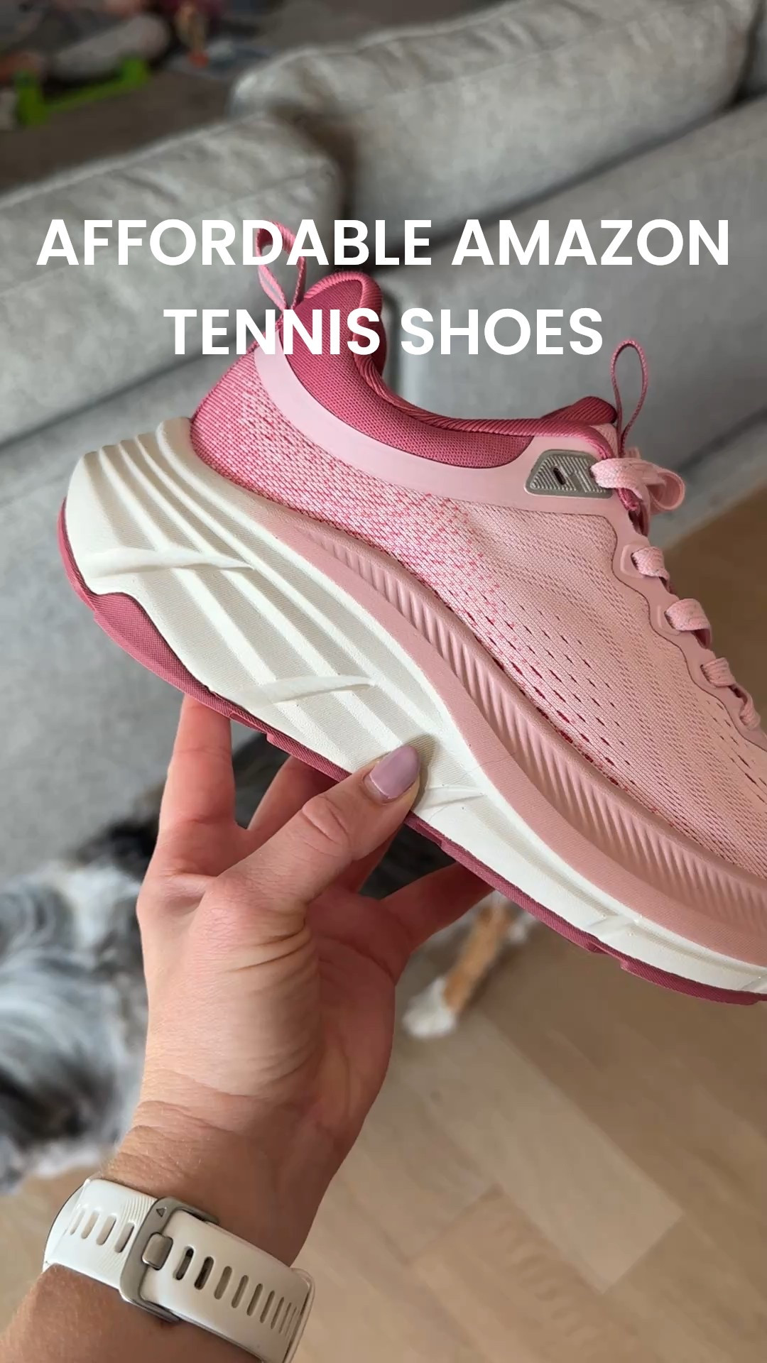 Several of my followers recommended these as a more affordable alternative to HOKAs and I love them so far!!! A fraction of the price and super cute and comfortable— I have just lifted in them so far but will report back on long walks! (Not a runner so can’t give feedback on that lol) 

#LTKActive #LTKShoeCrush