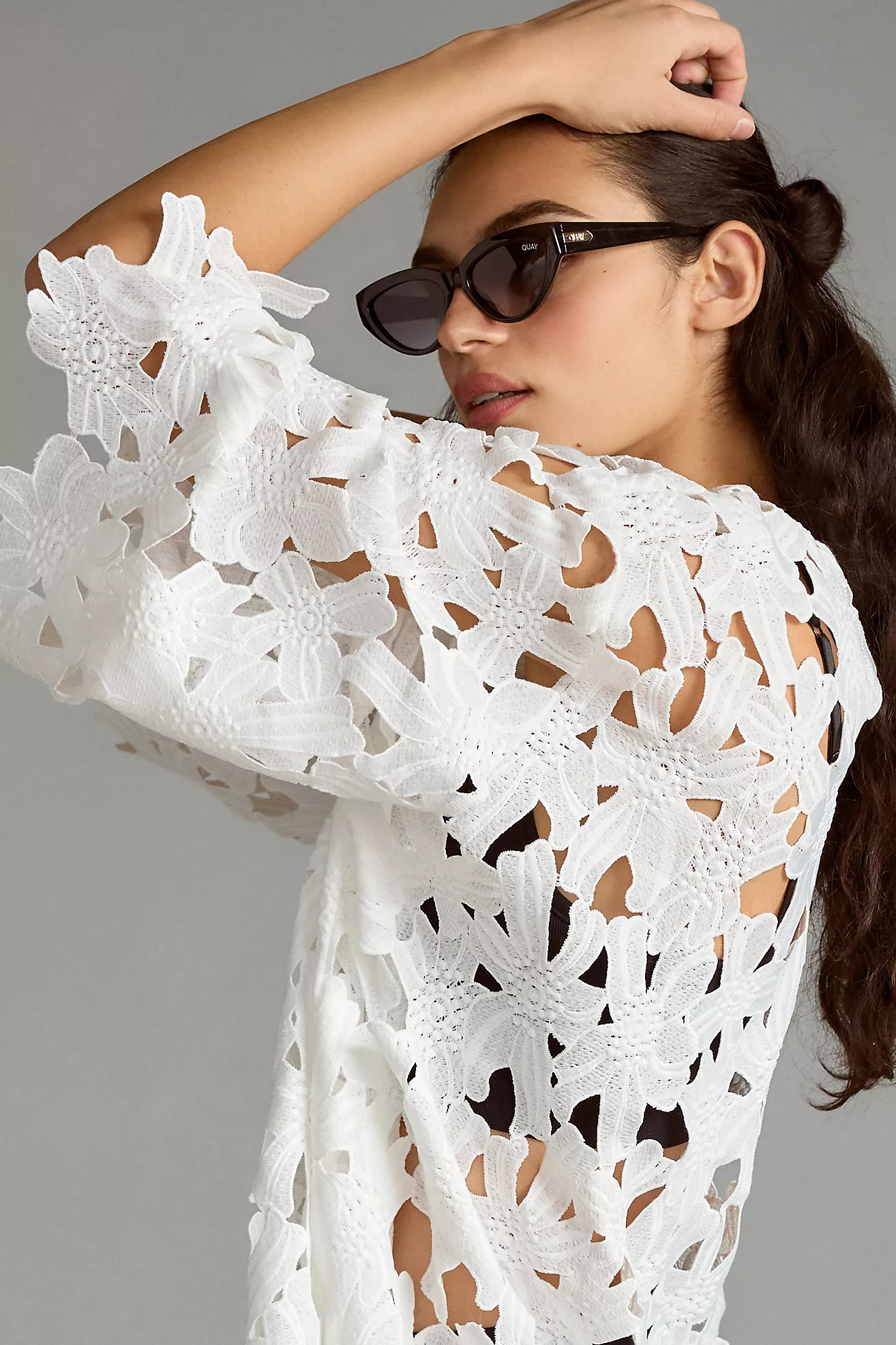 By Anthropologie Floral Eyelet Kaftan | Anthropologie (US)