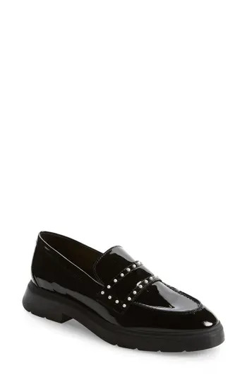 Stuart Weitzman Darcy Loafer in Black at Nordstrom Rack, Size 9.5 | Nordstrom Rack