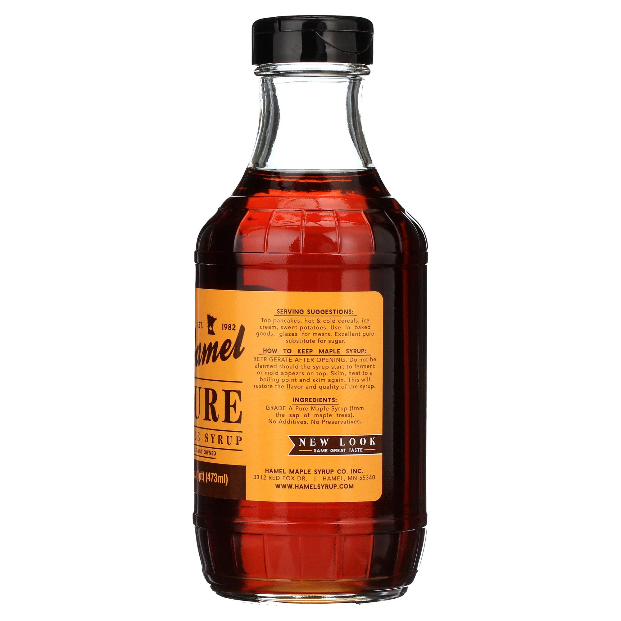 Hamel Pure 100% Maple Syrup, 16 fl oz | Walmart (US)