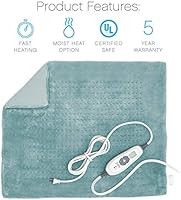 Pure Enrichment PureRelief XXL (20"x24") Electric Heating Pad for Back Pain and Cramps - Ultra-So... | Amazon (CA)
