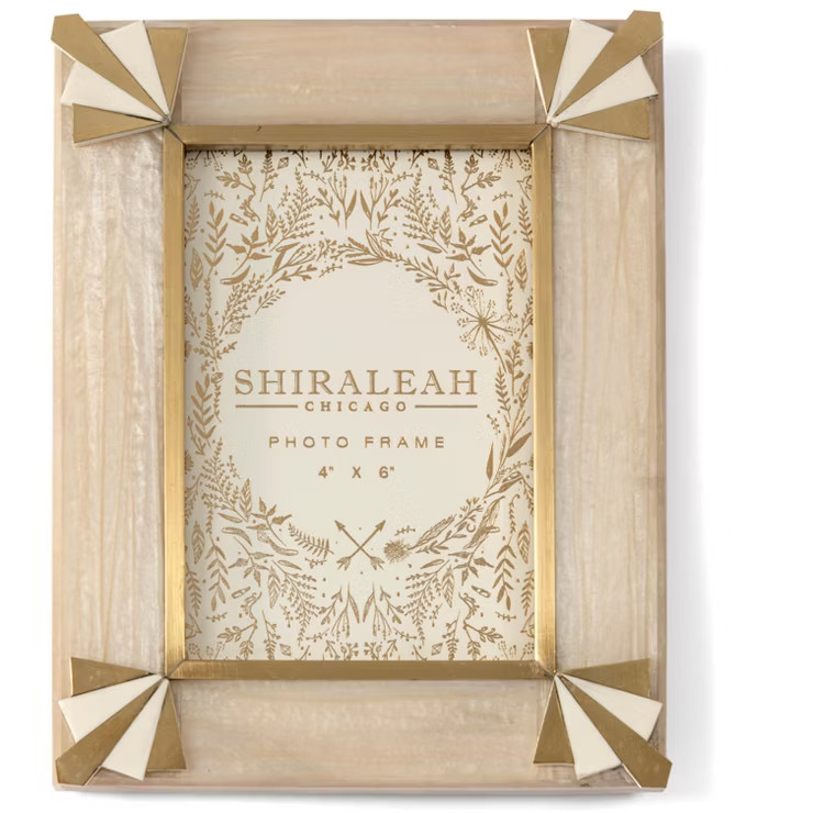 Ariston Corner Detail Ivory 4x6 Picture Frame - Shiraleah | Target