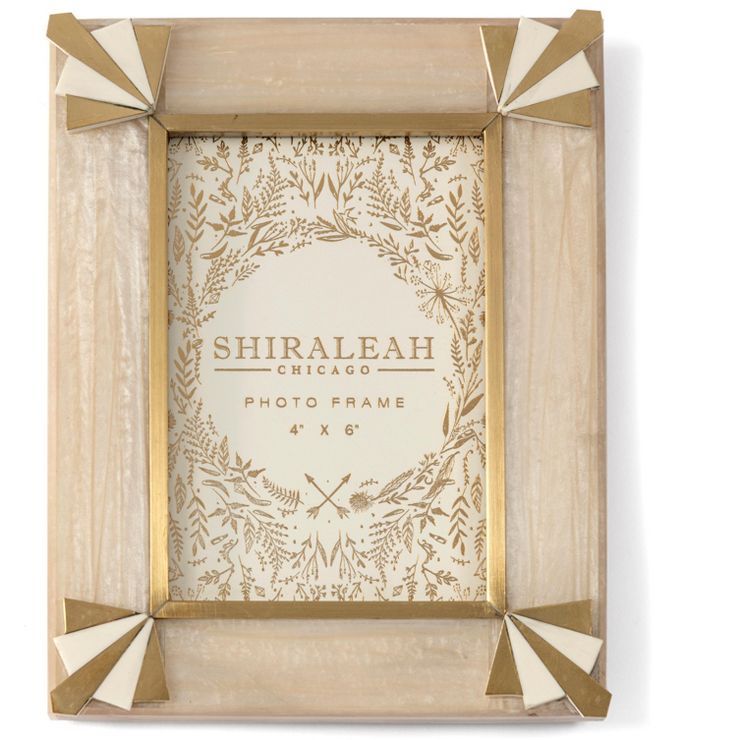 Ariston Corner Detail Ivory 4x6 Picture Frame - Shiraleah | Target