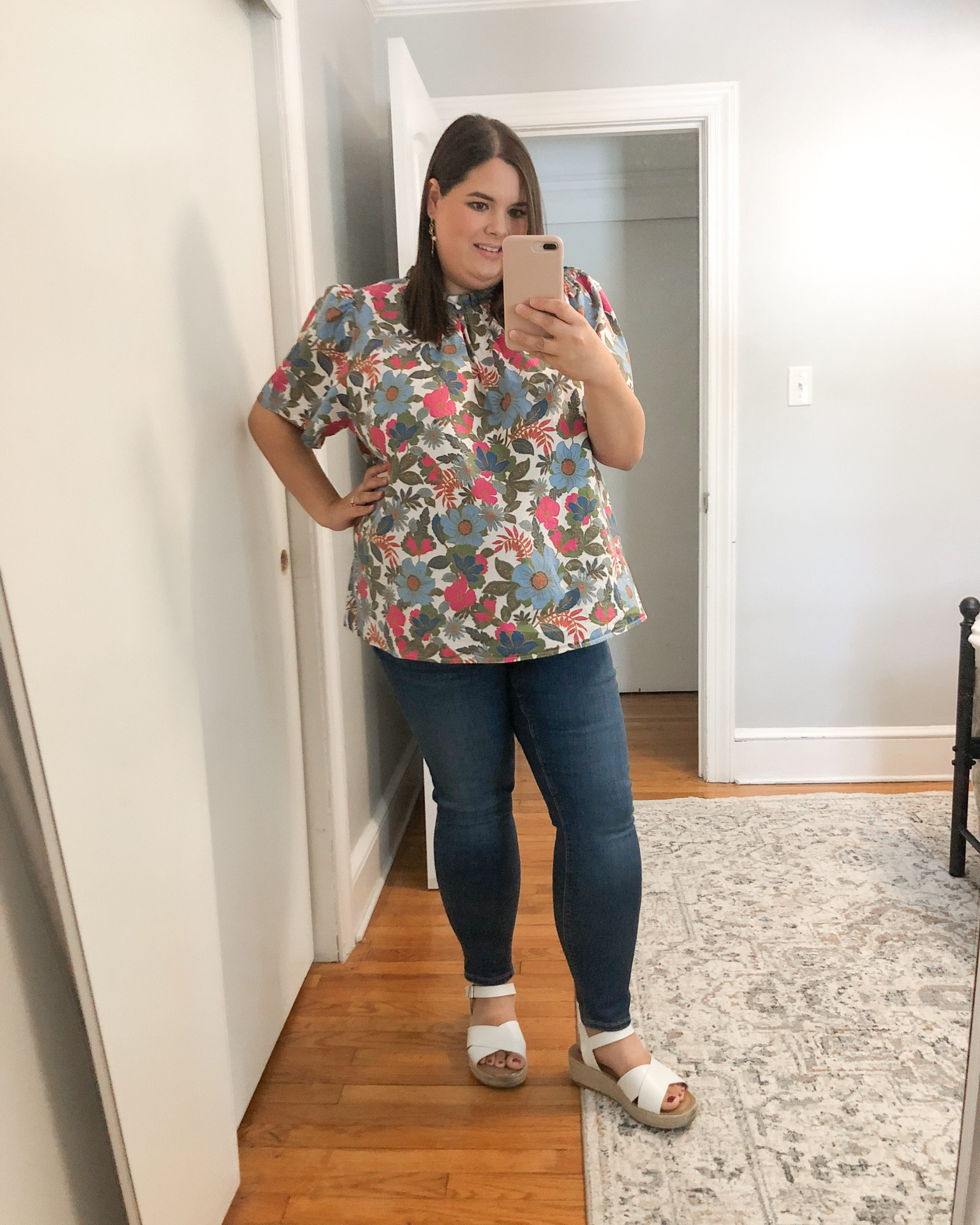 Bridal shower OOTD. These are the best maternity jeans I’ve found (and I’ve tried a lot!) I got my regular size 18 and they fit perfect. I sized up to 3x in the top for extra bump room but would suggest to order your normal size if not pregnant. 



#LTKfindsunder100 #LTKbump #LTKplussize