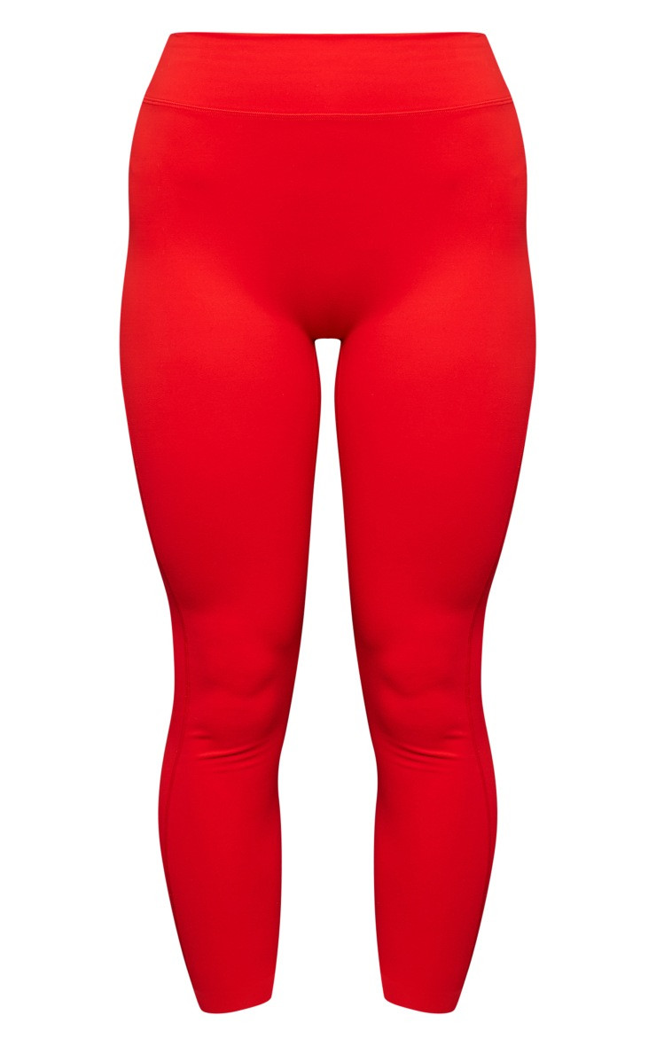 Cherry Red Snatched Sculpt Leggings | PrettyLittleThing US