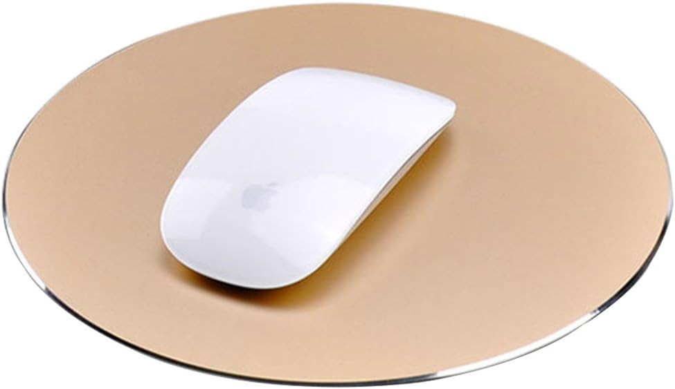 Round Mouse Pad LoiStu Round Aluminum Alloy Mouse Pad Winter and Summer Dual-Use Waterproof Antis... | Amazon (US)