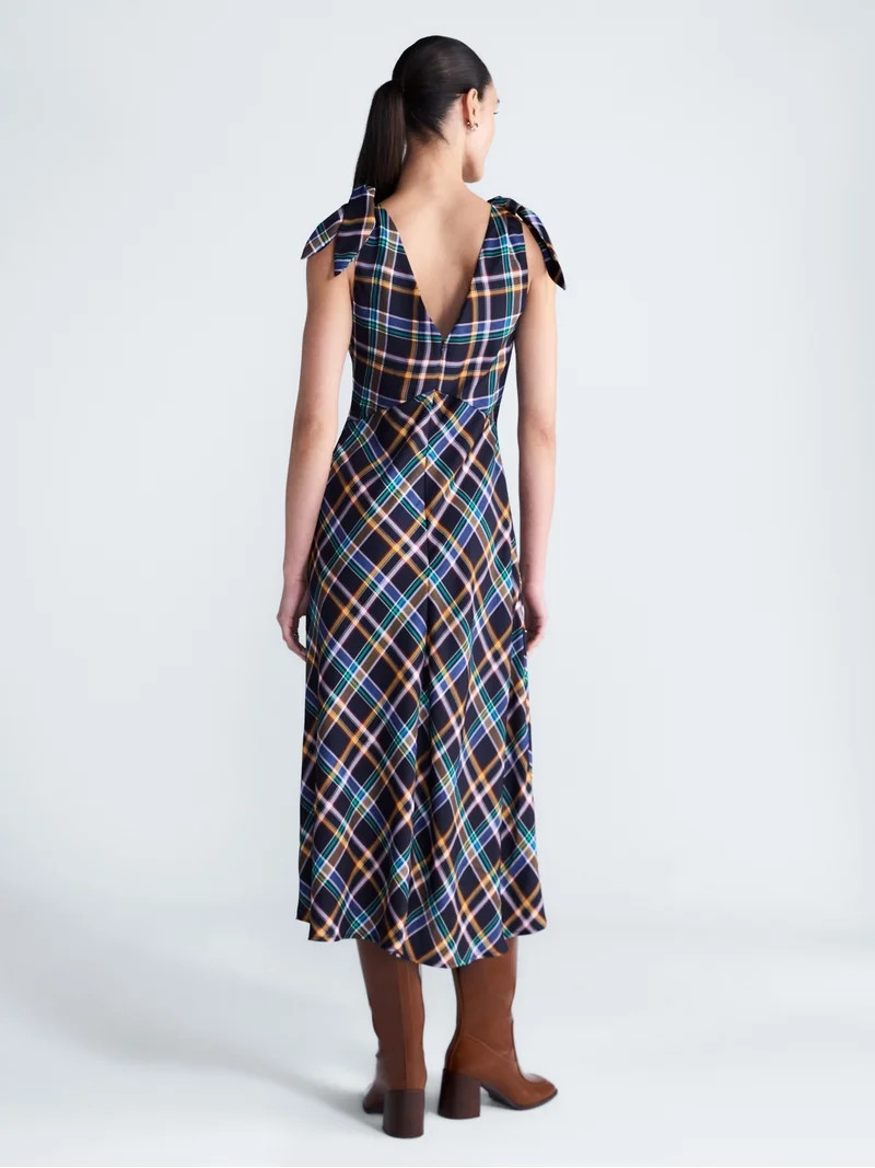 Free Assembly Women's Twist Front Sleeveless Maxi Dress, Sizes XS-XXL | Walmart (US)