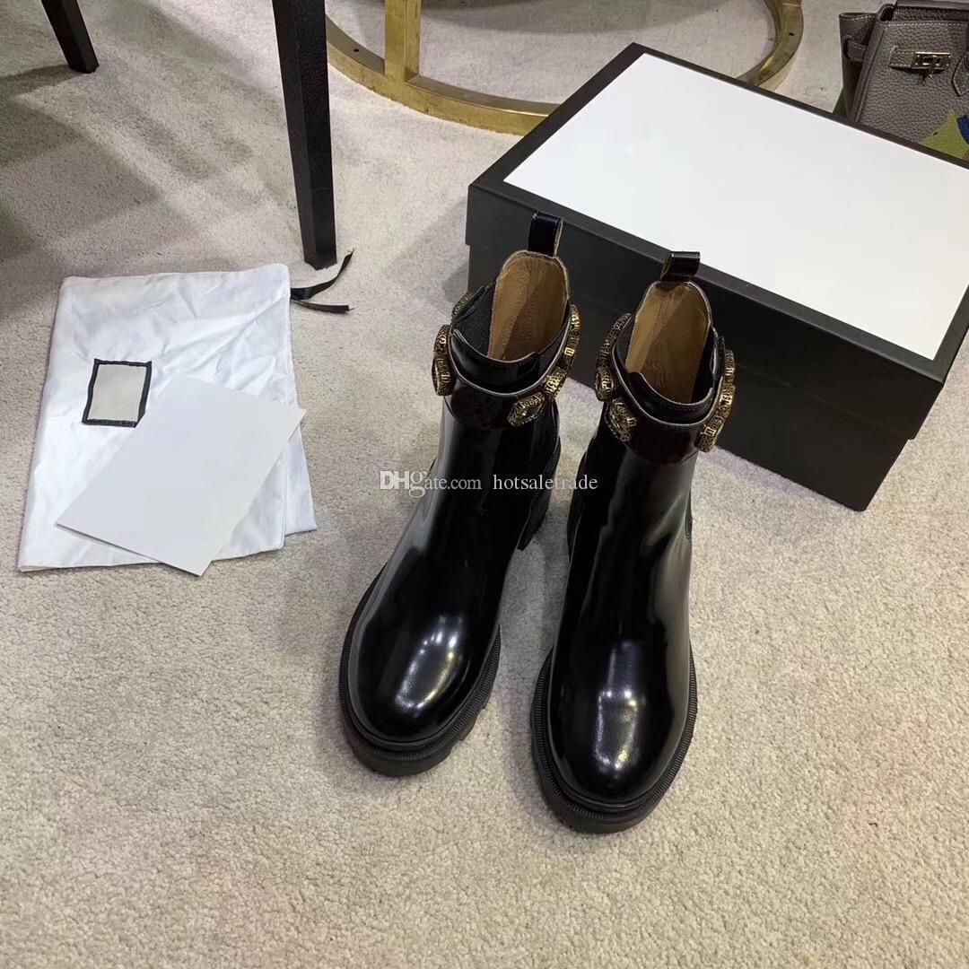 Designers Martin Boots Designer Boots Classcial BLack Women Booties Highet Quality 6cm Winter Boo... | DHGate