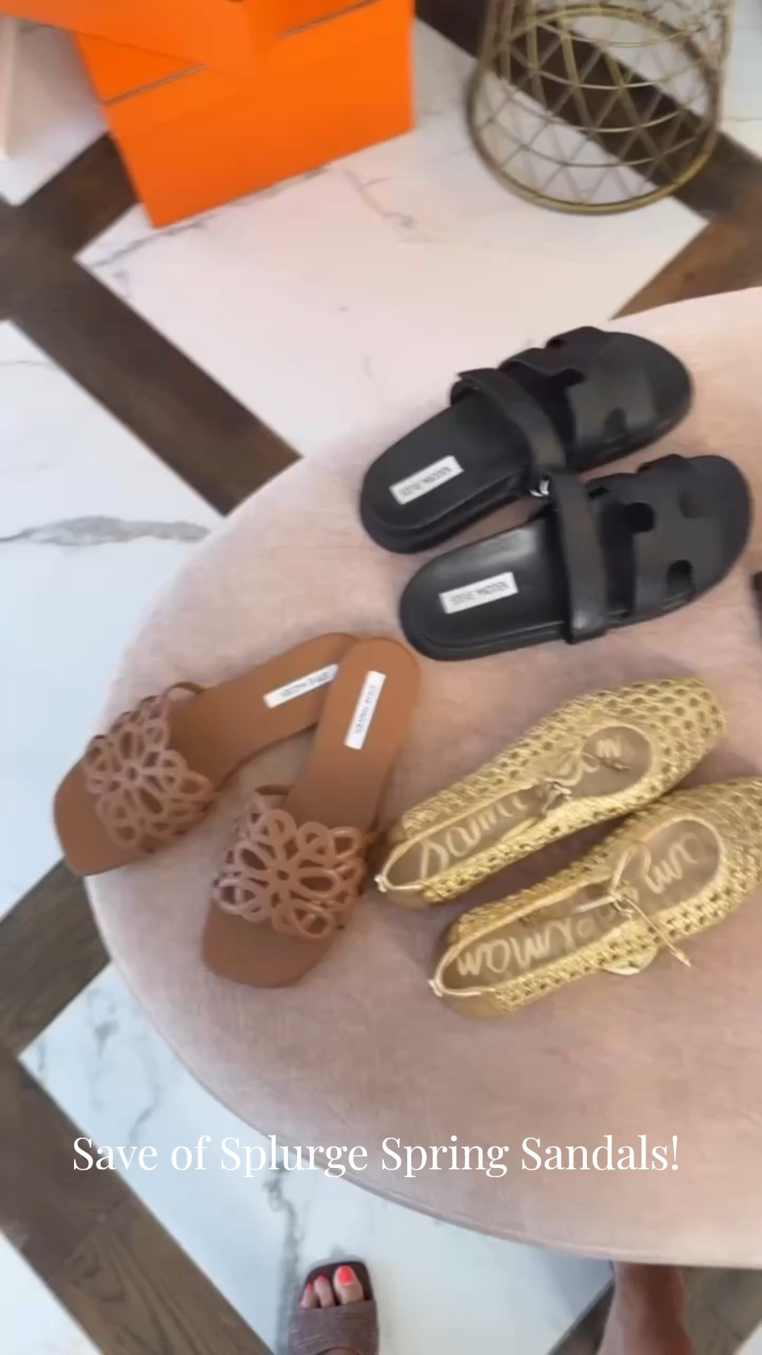 Save or Splurge Spring Sandals! 

Spring outfits, Spring outfits 2026, Spring fashion, Spring sandals, Gold sandals, Brown sandals, Black steve madden sandals, Brown steven madden sandals, Sam Edelman flats, Emily Ann Gemma

#LTKdayinmylife #LTKootd #LTKSeasonal