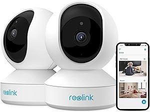 Home Security Camera System, Reolink 3MP HD Plug-in Indoor WiFi Camera, Pan Tilt Pet Camera, Baby... | Amazon (US)