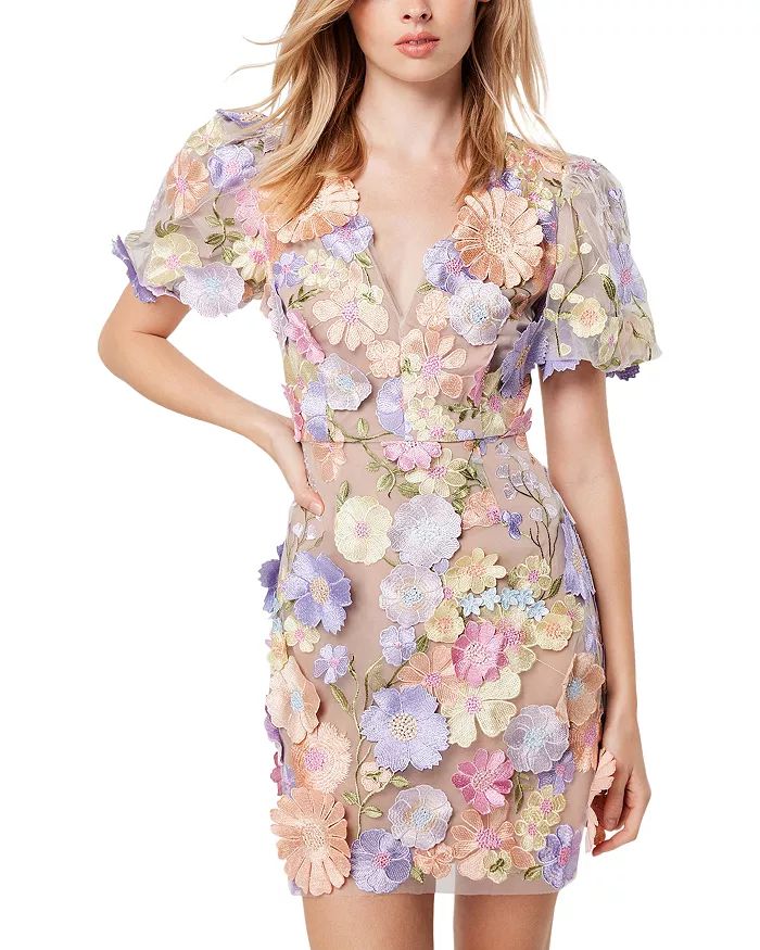 Anthea 3D Floral Mini Dress | Bloomingdale's (US)
