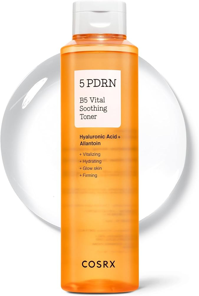 COSRX 5 PDRN B5 Vital Soothing Toner - Korean Toner for Rejuvenating & Soothing Skin with Salmon ... | Amazon (US)