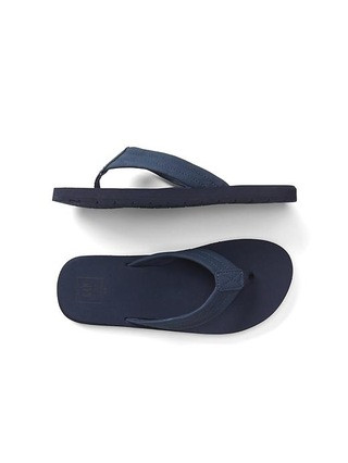 Gap Boys Suede Surf Flip Flops Size 1/2 - Elysian blue | Gap US