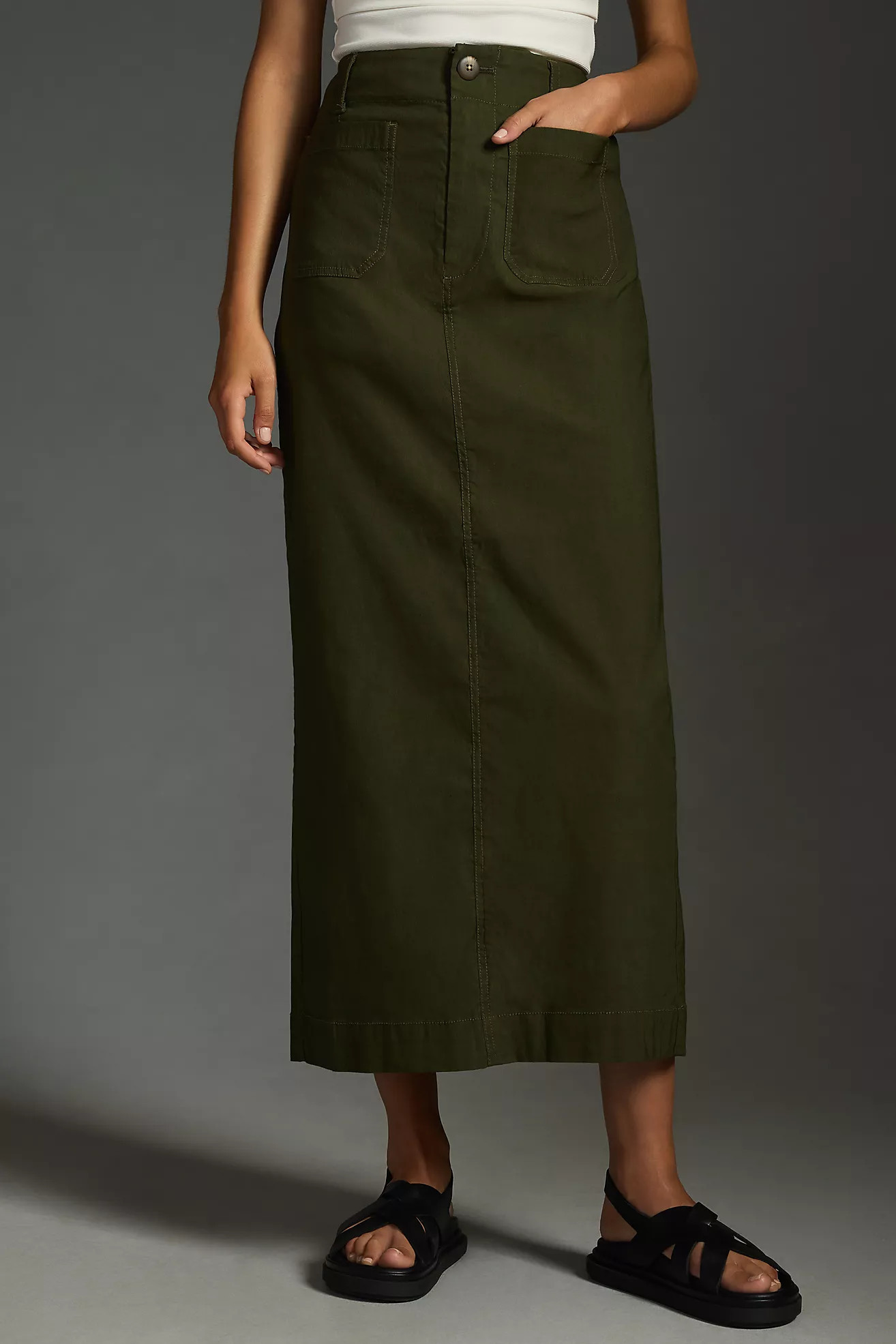 The Colette Maxi Skirt by Maeve | Anthropologie (US)